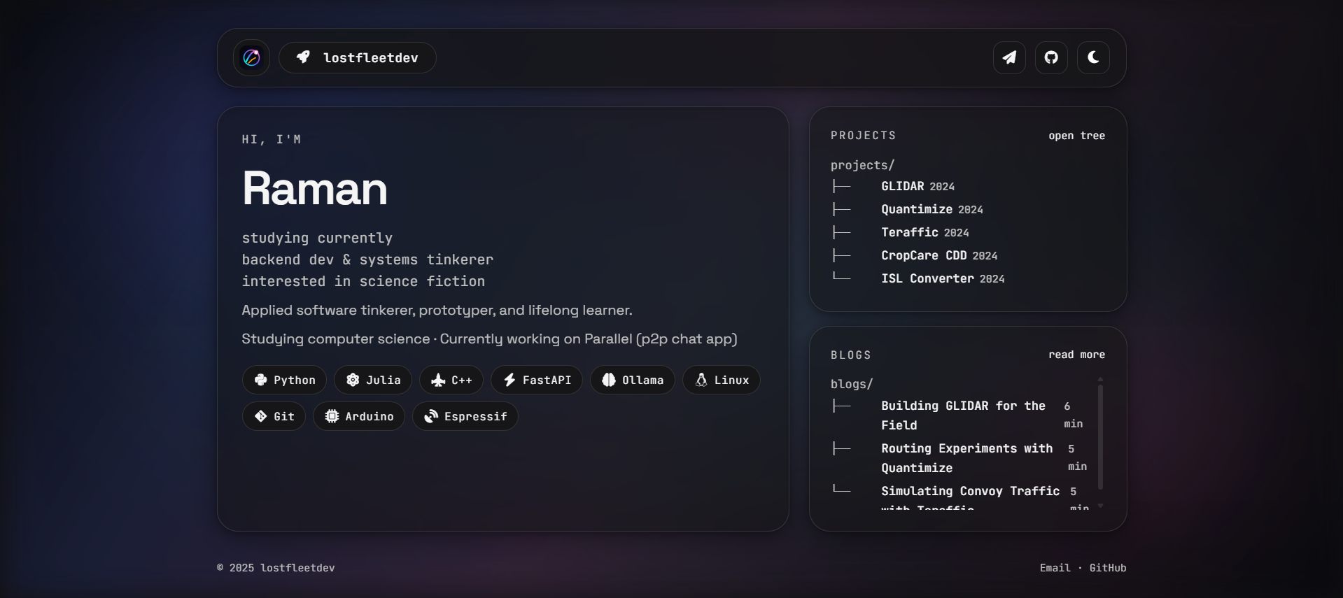Raman Bhise project screenshot